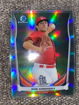 2014 Bowman Chrome Draft Top Prospects Refractors #CTP52 Rob Kaminsky - Image 1 of 2