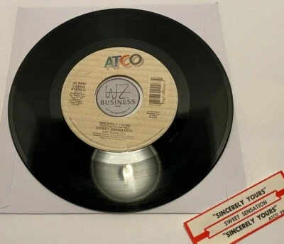 •Sweet Sensation & Romeo J.D. * Sincerely Yours * ATCO 99246•7” Vinyl Single 45• Foto 1 de 2