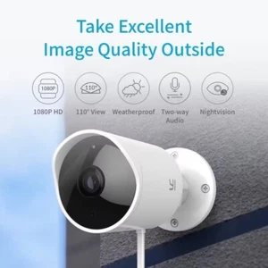 YI O30 Dome 1080p HD Wireless Security Camera 360° View Night Vision - Picture 1 of 6