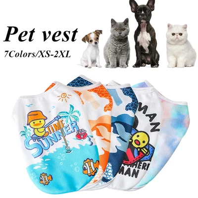Cat Clothing Pet Supplies Dog Shirt Dog Vest Pet Vest Casual Cute Comfortable* - Image 1 of 4