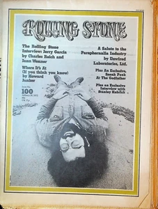Rolling Stone Magazine 100 January 20 1972 Jerry Garcia Stanley Kubrick - Picture 1 of 2