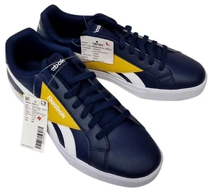 Zapatillas deportivas REEBOK Classics Royal completas para hombre azul marino blanco amarillo Reino Unido 8 - Imagen 1 de 7