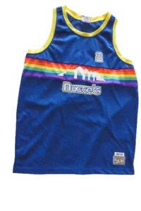 Hardwood Classics Nuggets English #2 Jersey Sz XL - Picture 1 of 4