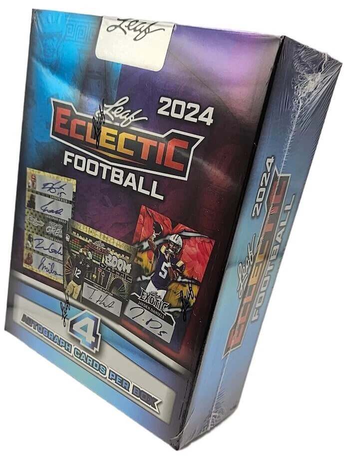 2024 Leaf Eclectic Football Hobby Box Stock #239763