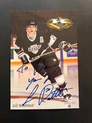Luc Robitaille Signed Autograph Koho Vector Advertisement L A Kings - Image 1 of 2