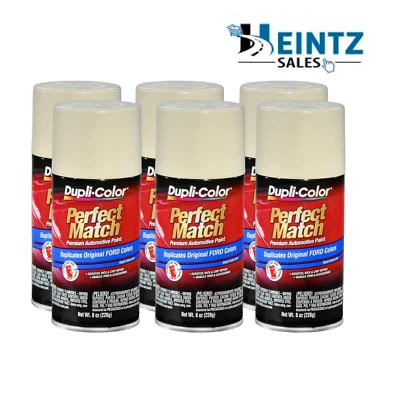 Duplicolor BFM0041 Perfect Match Ford Wimbledon White 8 oz Code M, 9A - 6 PACK Foto 1 de 4
