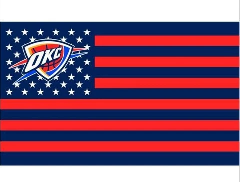 Oklahoma City Thunder Flag 3x5ft Banner Polyester basketball thunder006 Cover