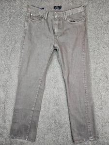 Lucky Brand 410 sportliche graue Denim Jeans Herren 34 x 32 (34 x 31) gerades Bein - Bild 1 von 13