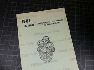 Vintage Coin Supply Catalog Book Circa 1987 - Picture 1 of 5