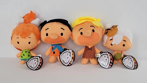Flintstones Pebbles,Fred,Barney,Bamm-Bamm 4 Pack Toy Factory Doll's 6"Chibi new Cover