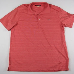 Greg Norman Hemd Herren XL Orange Hai Logo Kurzarm Polo Golf feuchtigkeitsableitend - Bild 1 von 10