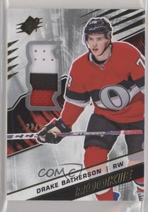 2018-19 SPx Rookies Premium Materials /25 Drake Batherson #R-DB Rookie RC