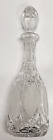 Große Glas Karaffe mit Deckel / Dekanter - Bleikristall - 36,5 cm