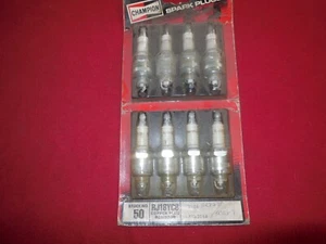NOS 1967 - 1976 Firebird Trans Am GTO Lemans 400 455 Champion 50 spark plugs T/A - Imagen 1 de 2