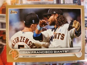 2022 topps gold /2022 San Francisco Giants, Yastrzemski, Serial Numbered - Picture 1 of 10