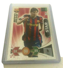 Panini Liga Adrenalyn XL 2009-10 Spain MEGA RARE Messi Foil STAR CARD EXCELLENT 