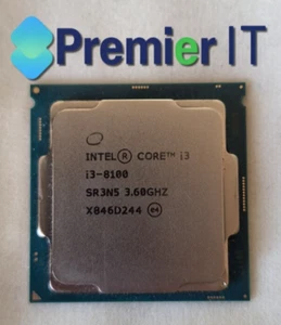 Intel Core i3-8100 - Quad Core 3.6GHz 6MB L3 Cache - Picture 1 of 2