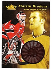 1996-97 PINNACLE MINT BRONZE #23 MARTIN BRODEUR New Jersey Devils Hockey Card