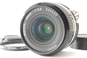 Near Mint Nikon Ai-s Nikkor 35mm f/2.8 Wide Angle Lens w/Caps Filter From JAPAN - Picture 1 of 12