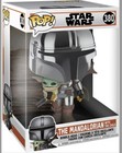 New Funko Star Wars The Mandalorian with Grogu The Child #380 Chrome 10 inch