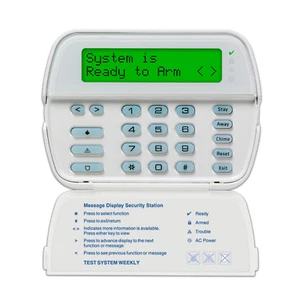 Teclado completo LCD de 64 zonas DSC PowerSeries con receptor inalámbrico incorporado RFK5500 - Imagen 1 de 4