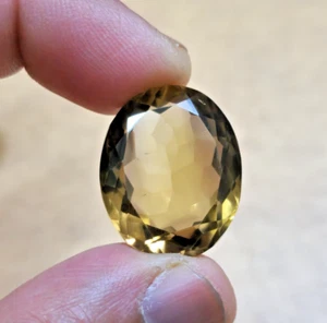 Hermosa piedra preciosa suelta de cuarzo ahumado facetado forma ovalada 43,65 crt para joyería - Imagen 1 de 5