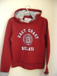 Jade Jeans Athletic Sweatshirt Boys Small Red Long Sleeve Pullover Hooded Kids - Picture 1 of 8