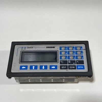 Uniop MD02R-04-0045 Operator Interface Panel LCD Display Used Selling As Parts - Image 1 of 3