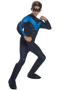 Brand New DC Comics Deluxe Nightwing Child Costume - Picture 1 of 1