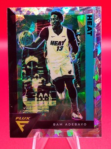 Bam Adebayo Miami Heat 2020-21 Flux Silver Cracked Ice Parallel