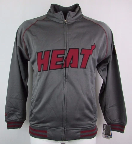 Miami Heat NBA Men's Big & Tall Full-Zip Majestic Track Jacket Cover