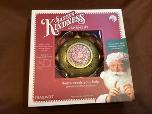 Demdaco Santa’s Kindness Interactive Christmas Ornament & Journal NIB NEW CH17 - Picture 1 of 5