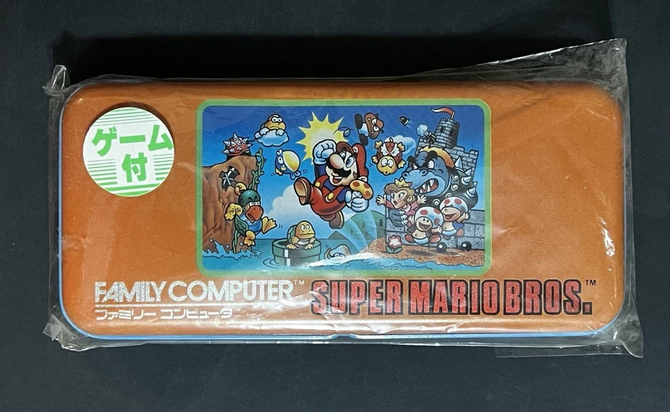 Vintage 1985 Super Mario Bros Pencil Case & Game, FamiCom,  Nintendo Collectible - Image 1 of 4