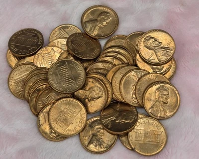 Rollo de centavos Lincoln 1961 centavo 50 monedas de Estados Unidos sin circular Philadelphia Mint D1 Foto 1 de 4