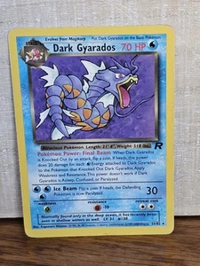 Dark Gyarados 25/82 Pokemon Team Rocket Rare Card WOTC Non-Holo - Picture 1 of 10