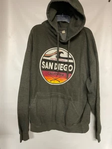 Hombre XXL SAN DIEGO California SUDADERA CON CAPUCHA Sudadera desde 1769 Padres Chargers - Imagen 1 de 5