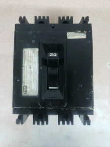 1) FEDERAL PACIFIC NEF320 / NEF320 3P 20 Amp Circuit Breaker See pics - Picture 1 of 4