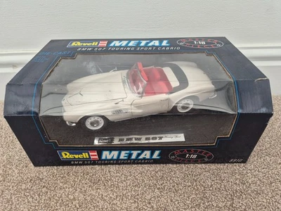 1/18 REVELL CLASSIC BMW 507 SPORTS TOURER CABRIOLET WHITE DIECAST MODEL CAR - Image 1 of 4