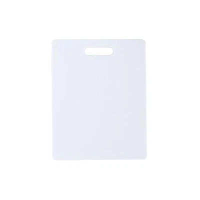 Tabla de cortar de plástico reversible 8x10 pulgadas blanca apta para lavavajillas no porosa Foto 1 de 4