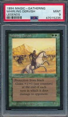 Legends Whirling Dervish PSA 9 Graded Magic MTG (5235) - Image 1 of 3