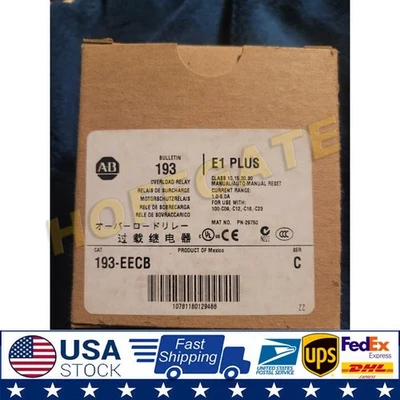 ALLEN BRADLEY AB 193-EECB E1 PLUS Overload Relay 1-5A STOCK B-1562 - Image 1 of 4