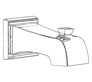 Delta RP77092RP Ashlyn 7-15/16" Non-Diverting Tub Spout, Venetian Bronze - Picture 1 of 1