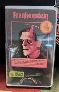 FRANKENSTEIN VHS STYLE SAMMLERBOX 6 TEILE SPIRIT HALLOWEEN - Bild 1 von 4