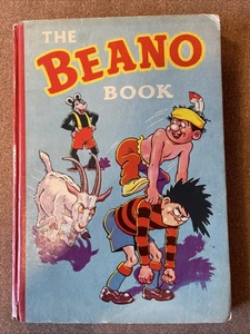 The Beano Book 1959 sehr guter Zustand für das Alter, ordentlicher Buchrücken, minimale Bleistiftspuren, kein Stift - Bild 1 von 24