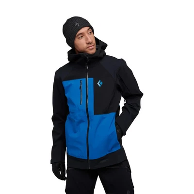 Chaqueta Parka Negra Diamante Recon Elástica Azul Martín Pescador Para Hombres M Nueva Con Etiquetas Foto 1 de 4