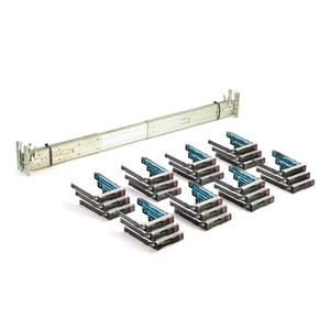 HP ProLiant DL380 G9 24-Bay Upgrade Kit - Rails + 24x 2.5'' SFF Caddies / Sleds - Picture 1 of 1
