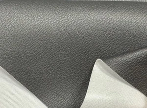 Por metros ORIGINAL AUTOMOVIL cuero sintético NEGRO con lámina laminada 160cm Nº12 - Imagen 1 de 11