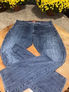 Lucky Brand 121 Heritage Slim Jeans Herren 36 Straight Denim 36x32 Rock Grunge - Bild 1 von 10