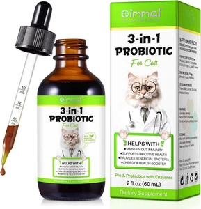 Probiotic for Cats, Natural Pet Probiotic, Pet Supplements, Supports Gut Heal... - Picture 1 of 12
