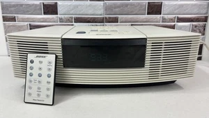 Reproductor de CD estéreo y radio Bose Wave AWRC-1P con control remoto - blanco PROBADO FUNCIONA - Imagen 1 de 11
